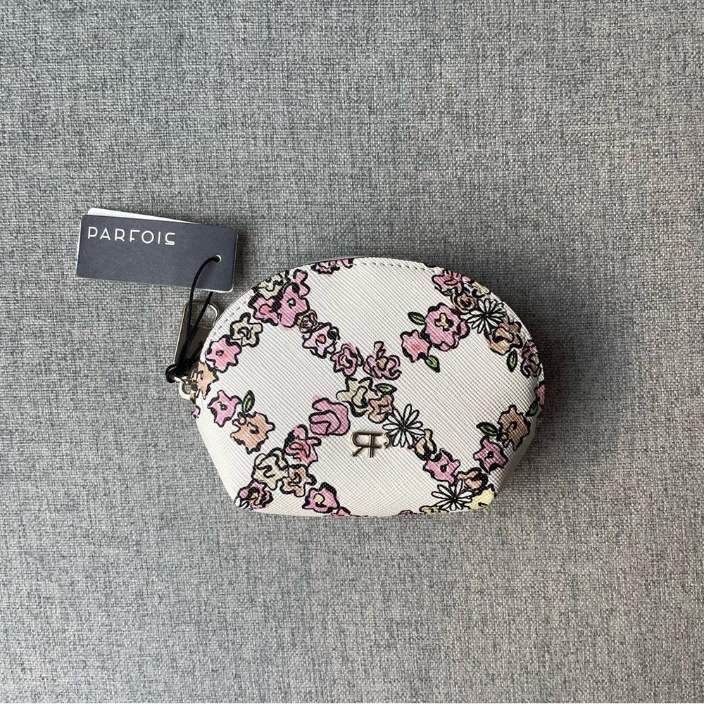 NWT Parfois Floral Print Coin Purse